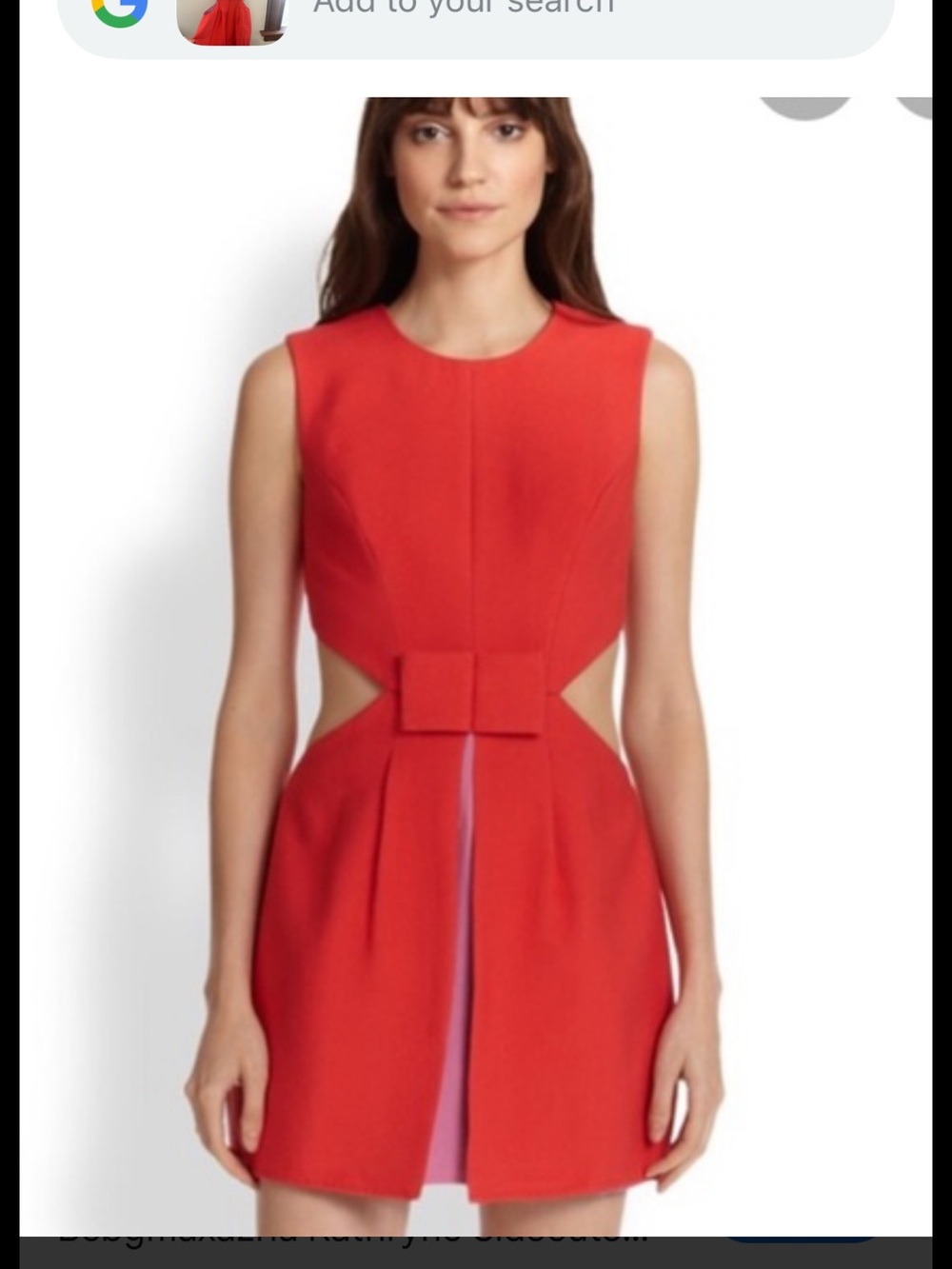 BcbgMaxazria  Bow-Accent Cutout Dress - Women